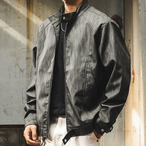 Classic Mode Stand Collar Jacket P1840